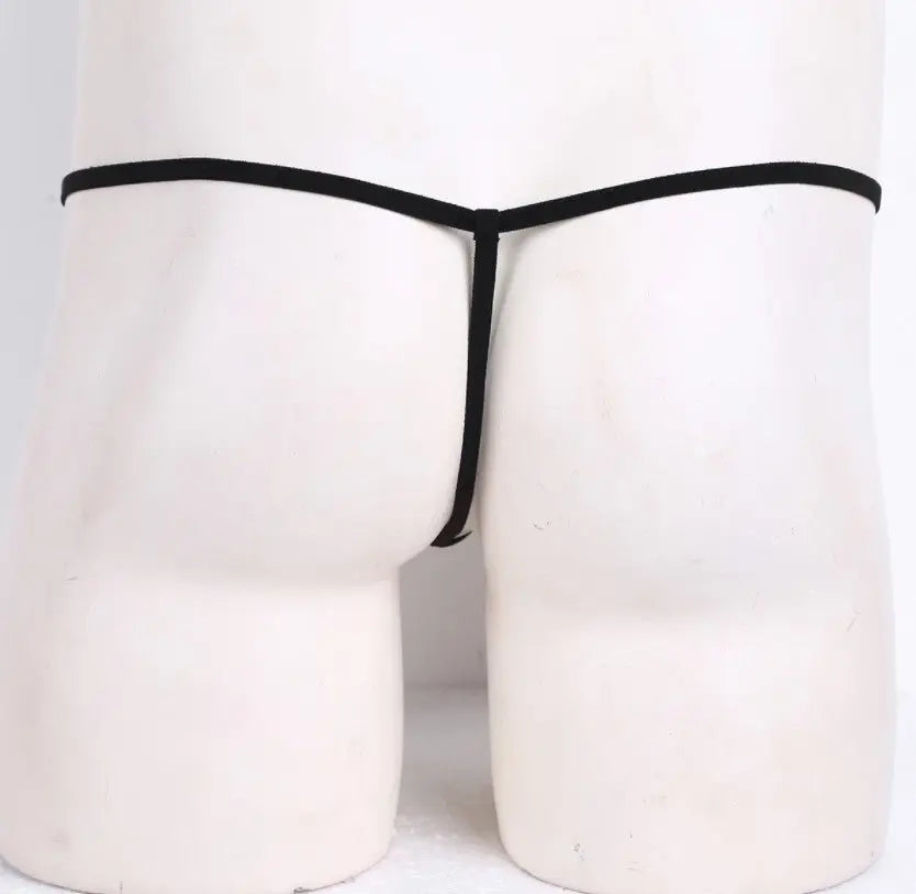 Metallic Black Patent Patent/Thong