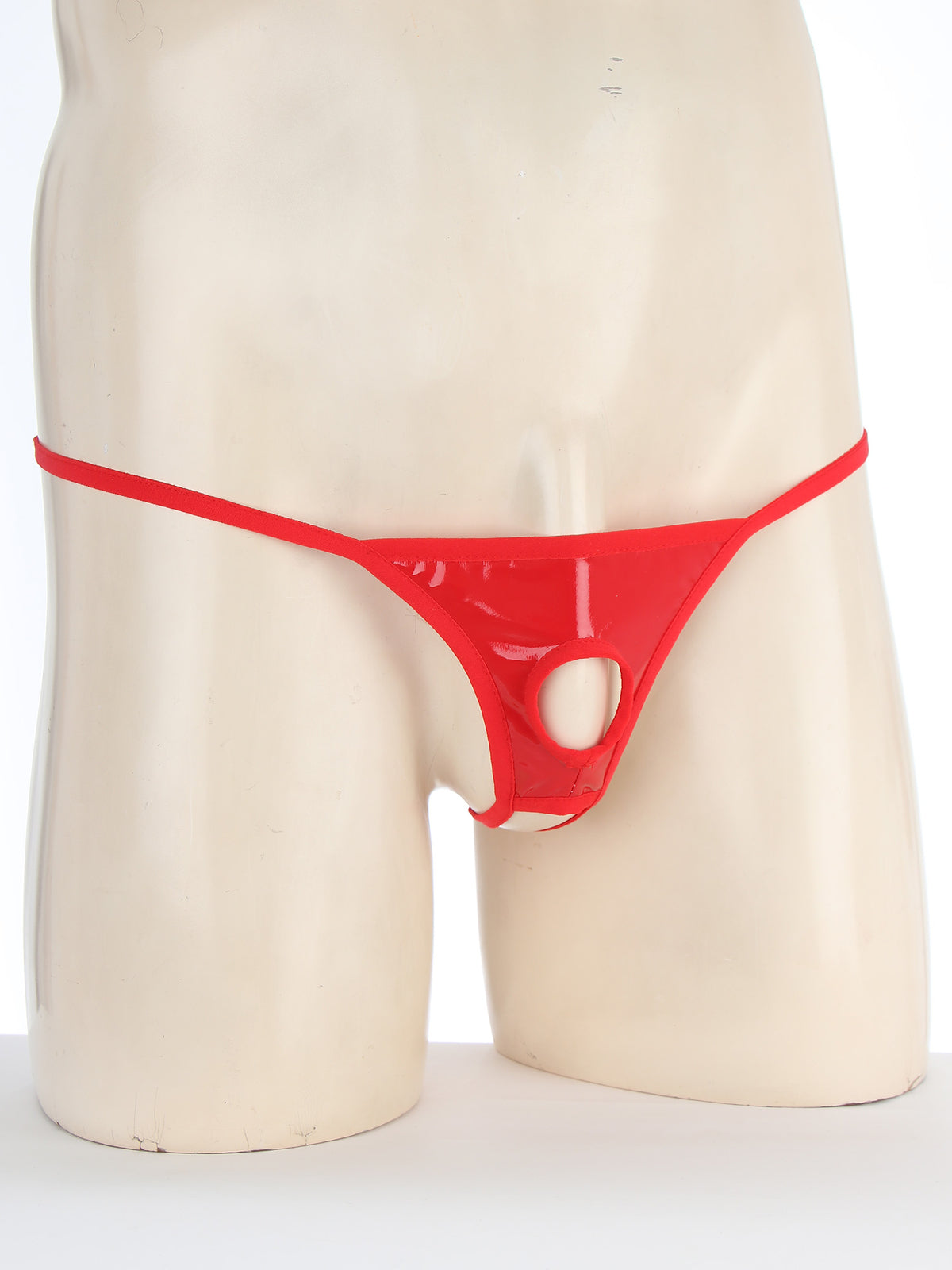 Metallic Black Patent Patent/Thong