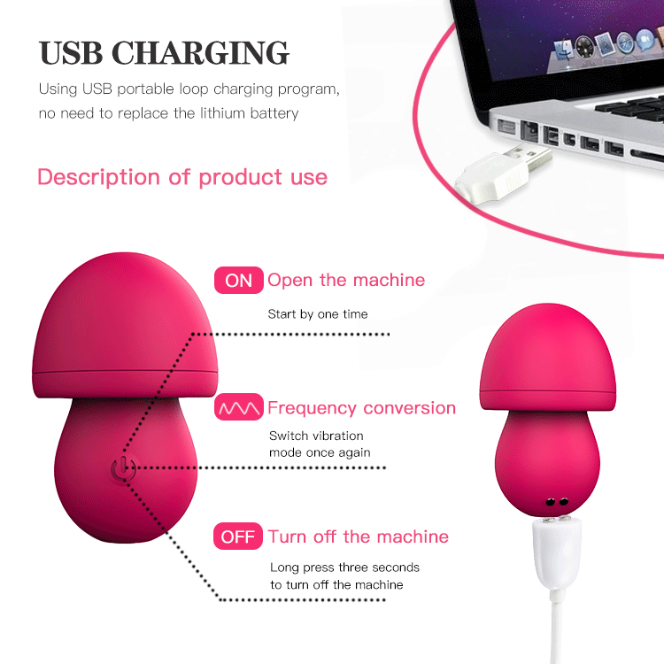 Mushroom Clitoral Tongue Stimulator